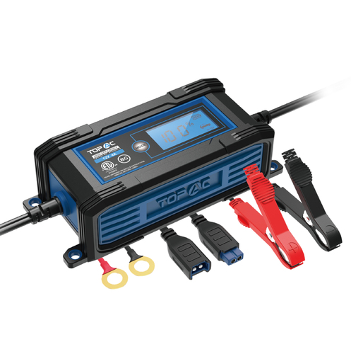 TOPAC 2/4A 6/12V Automatic Car Battery Charger and Maintainer 