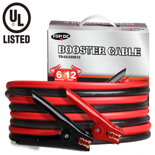 6GA x 12Ft CCA Battery Jumper Cables